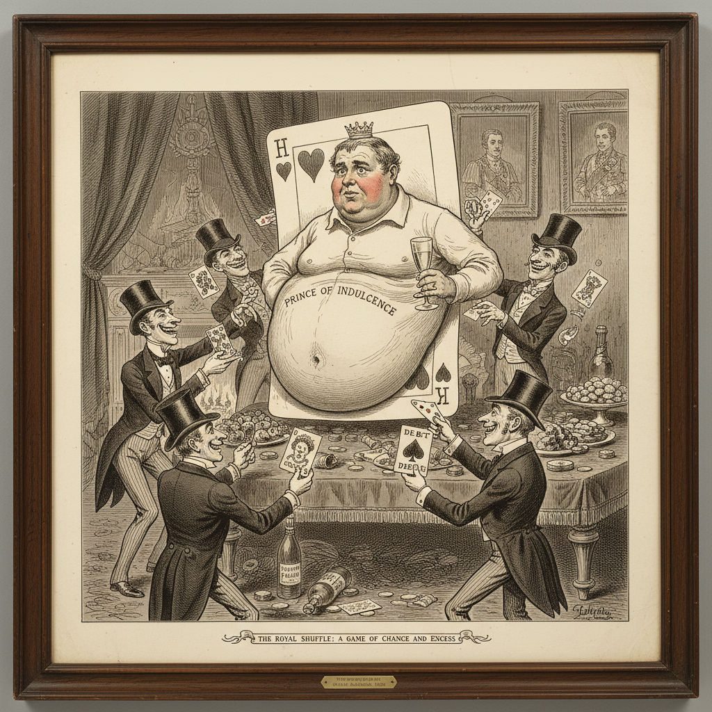 A close-up of a stack of vintage ivory baccarat counters, some chipped and stained, resting on a dark mahogany surface n